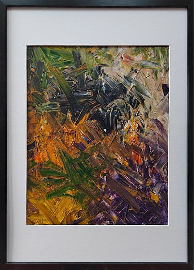 Abstract of organic shapes and colours