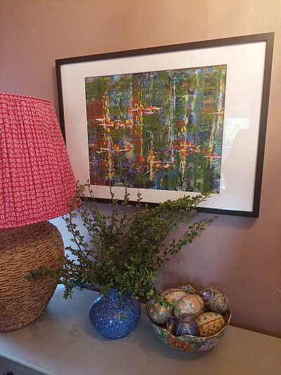 Abstract in the pre raphaellite style