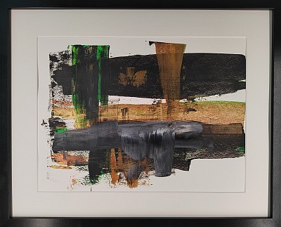 An abstract winter landscape