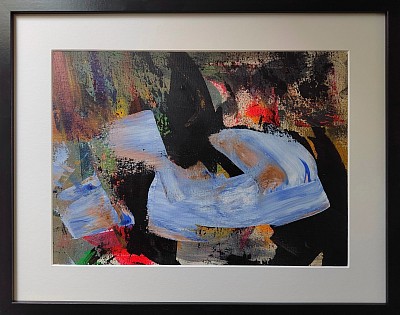 abstract giving the impresssion of a dancer