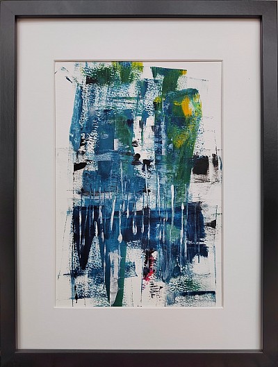 abstract suggesting the ebbing of the tide on the shore